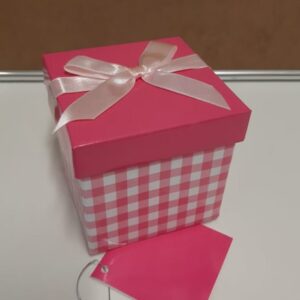 XS Kockás ajándékdoboz