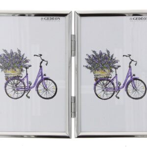 SSA 10x15/2 dupla fém képkeret