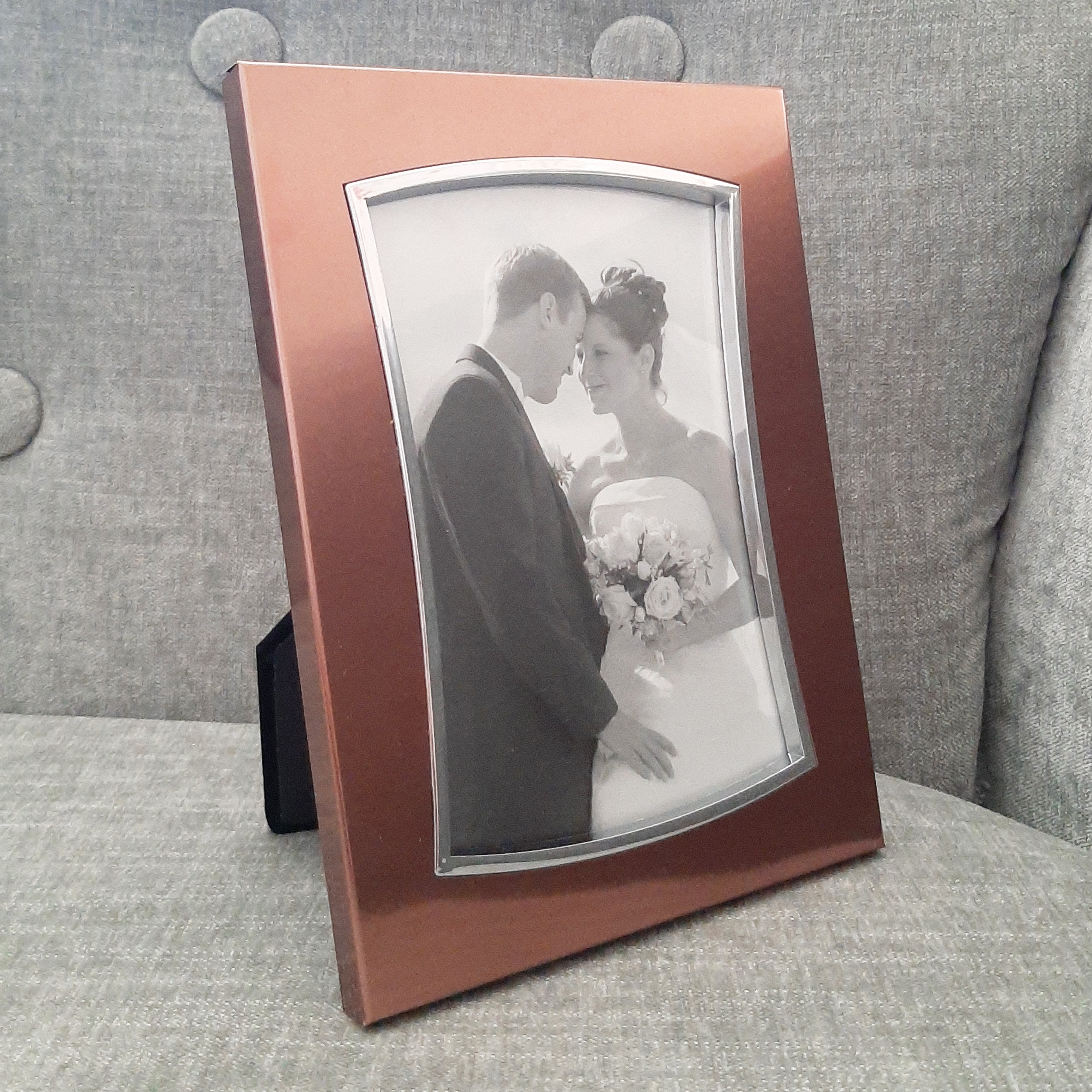 2071C 10x15 fém képkeret - rosegold